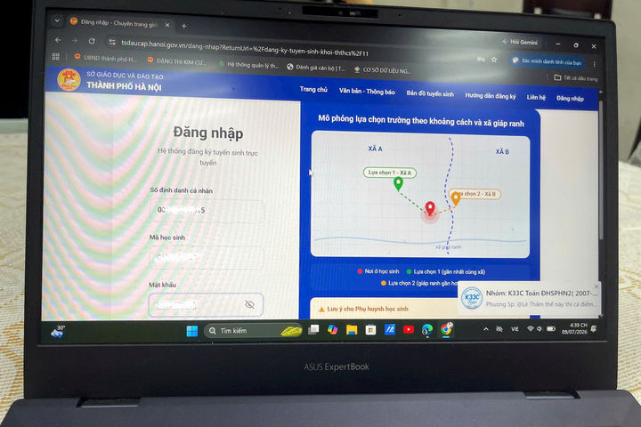 Dữ liệu số định hình mùa tuyển sinh đầu cấp