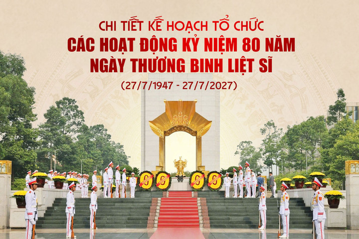 Hà Nội: Chi tiết kế hoạch tổ chức các hoạt động kỷ niệm 80 năm Ngày Thương binh - Liệt sĩ