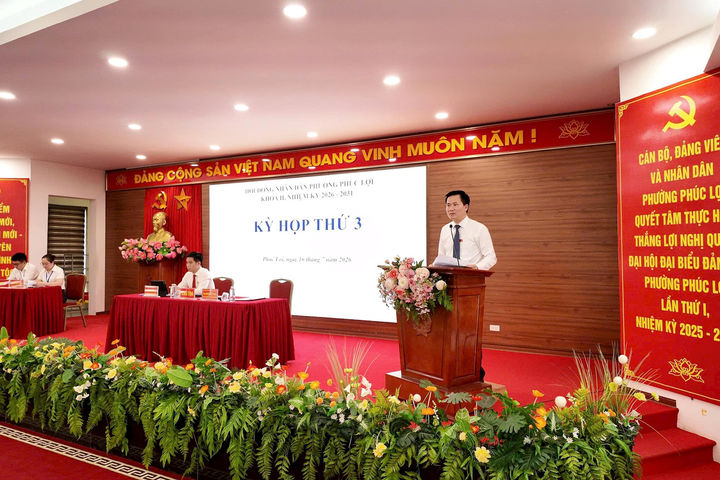 HĐND phường Phúc Lợi thông qua 4 nghị quyết quan trọng
