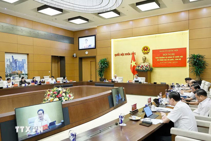 Ban Thường vụ Đảng ủy Quốc hội cho ý kiến về sắp xếp tổ chức bộ máy và công tác cán bộ