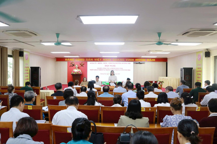 Phường Dương Nội bảo đảm vận hành và phối hợp hành động hiệu quả theo 4 trục