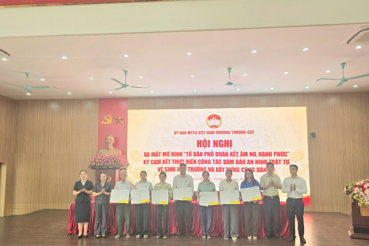 Phường Thượng Cát ra mắt mô hình điểm “Tổ dân phố đoàn kết, ấm no, hạnh phúc”