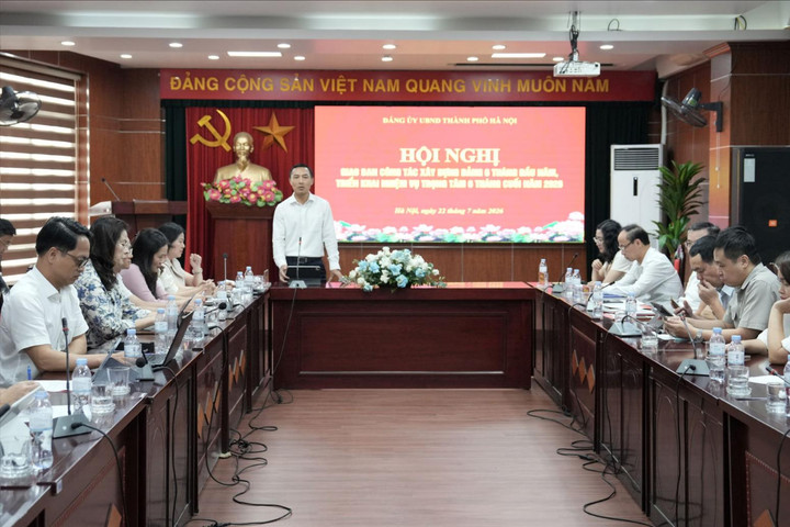 Đảng ủy UBND thành phố Hà Nội: Nâng chất lượng công tác xây dựng Đảng
