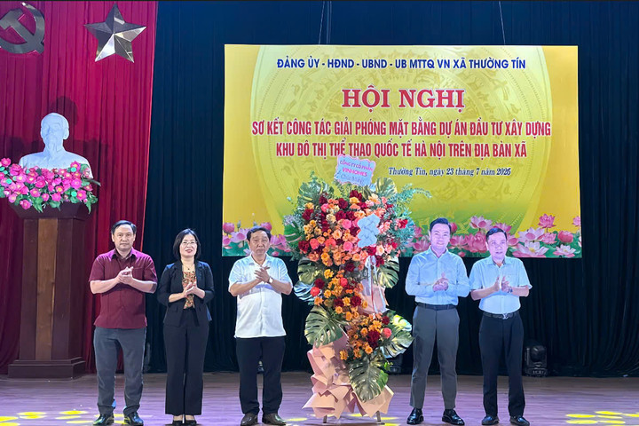 Xã Thường Tín: Hoàn thành giải phóng mặt bằng Dự án Khu đô thị thể thao Quốc tế Hà Nội
