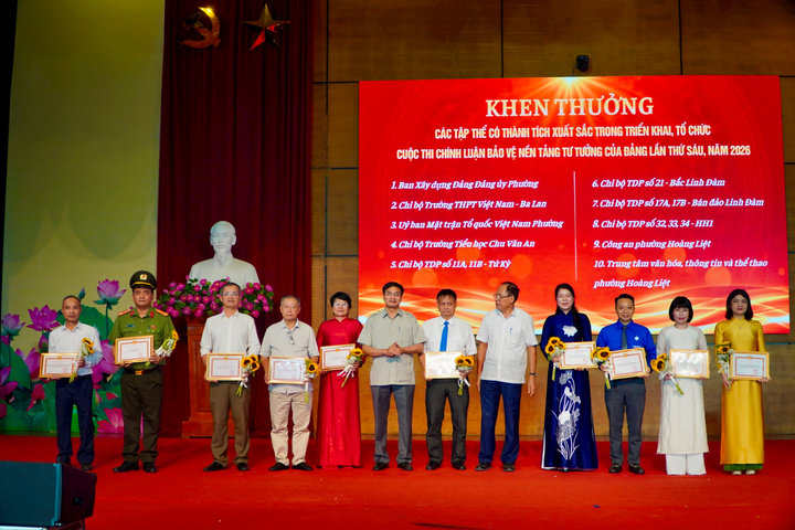 Phường Hoàng Liệt: Hơn 3.700 tác phẩm dự thi chính luận bảo vệ nền tảng tư tưởng của Đảng