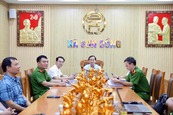 Sơn Đồng dự Hội nghị trực tuyến sơ kết công tác phòng cháy, chữa cháy và cứu nạn, cứu hộ của thành phố Hà Nội