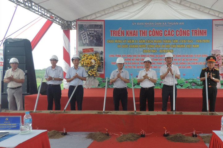 Xã Thuận An triển khai hai dự án hạ tầng trọng điểm