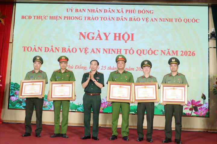 Xã Phù Đổng: Sôi nổi phong trào bảo vệ an ninh Tổ quốc