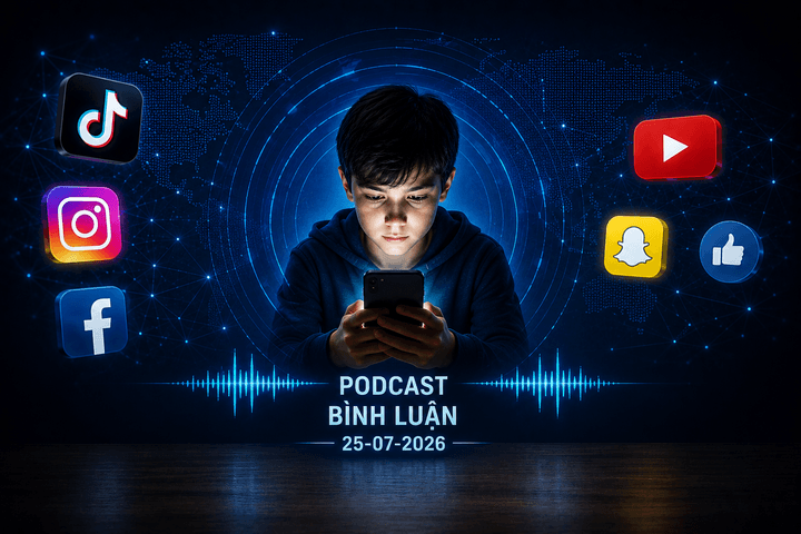 [Podcast bình luận] Khi thế giới siết chặt mạng xã hội với trẻ em