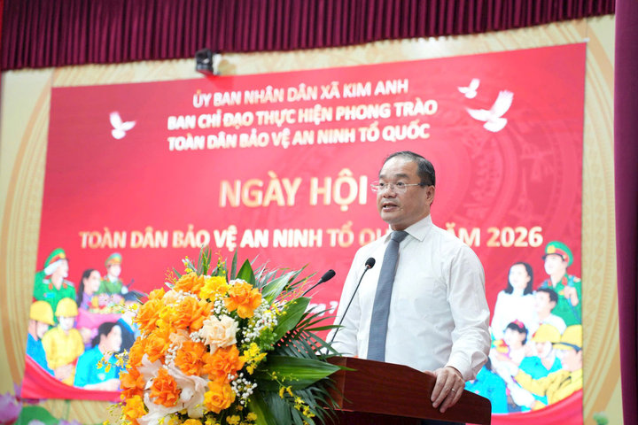 Xã Kim Anh: Phát huy sức mạnh toàn dân, giữ vững thế trận an ninh từ cơ sở