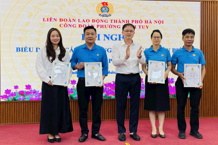 Phường Vĩnh Tuy kỷ niệm 97 năm Ngày thành lập Công đoàn Việt Nam