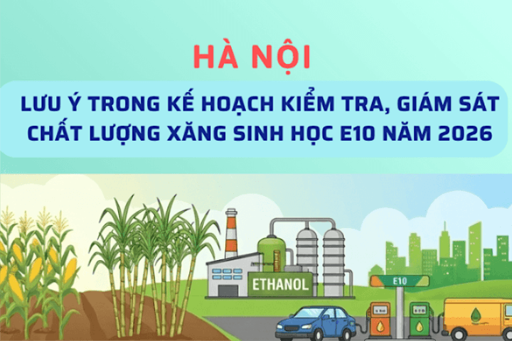 Những nội dung lưu ý trong việc kiểm tra, giám sát chất lượng xăng sinh học E10 tại Hà Nội
