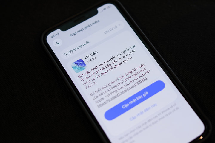 iOS 26.6 vá hàng trăm lỗ hổng bảo mật trên iPhone và máy tính Mac