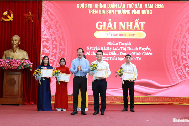 Tổng kết cuộc thi chính luận bảo vệ nền tảng tư tưởng của Đảng tại phường Vĩnh Hưng: Các tác phẩm có nội dung phong phú, thực tế