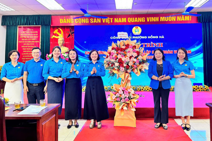 Công đoàn phường Hồng Hà: Chăm lo hiệu quả cho đoàn viên, người lao động