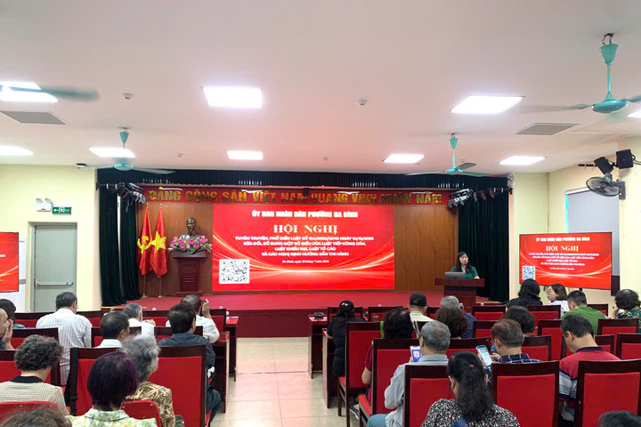 Phường Ba Đình phổ biến quy định mới về tiếp công dân, khiếu nại và tố cáo