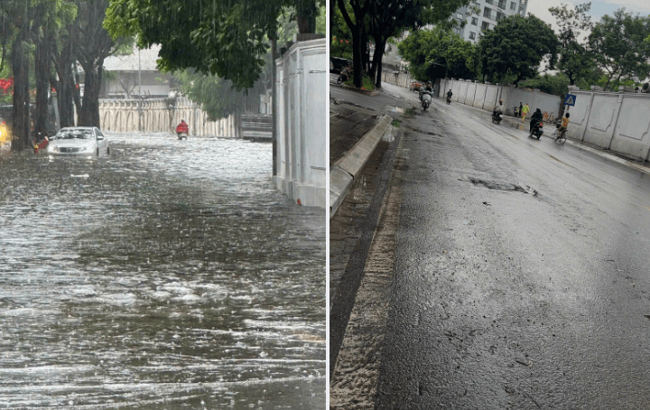 Hà Nội: Huy động đồng bộ lực lượng, vận hành hiệu quả hệ thống tiêu thoát nước sau mưa