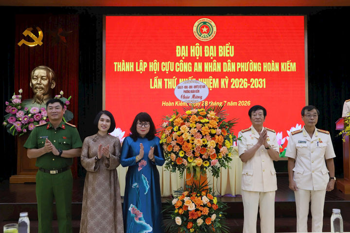 Phường Hoàn Kiếm thành lập Hội Cựu Công an nhân dân phường nhiệm kỳ 2026-2031