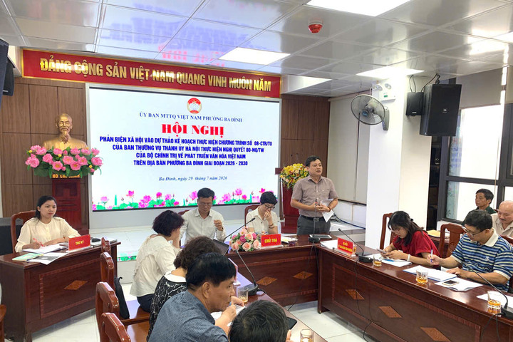Phường Ba Đình lấy ý kiến hoàn thiện kế hoạch phát triển văn hóa