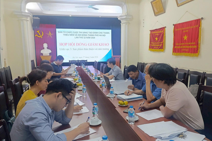 Học sinh Thủ đô sáng tạo vì môi trường