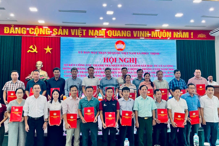 Xã Phúc Thịnh kiện toàn các Ban giám sát đầu tư của cộng đồng, nâng cao hiệu quả giám sát công trình