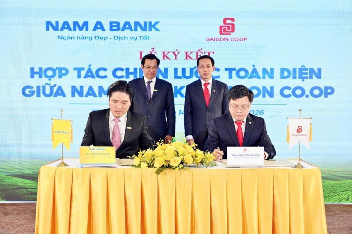 Nam A Bank và Saigon Co.op ký kết thỏa thuận hợp tác chiến lược toàn diện