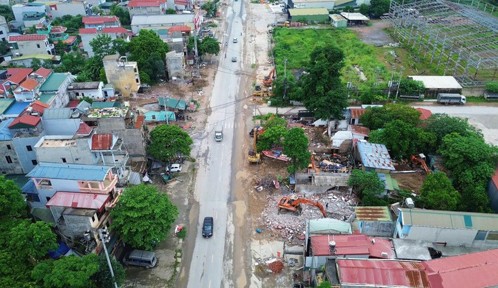Xã Xuân Mai hoàn thành bàn giao mặt bằng Dự án cải tạo, mở rộng Quốc lộ 6
