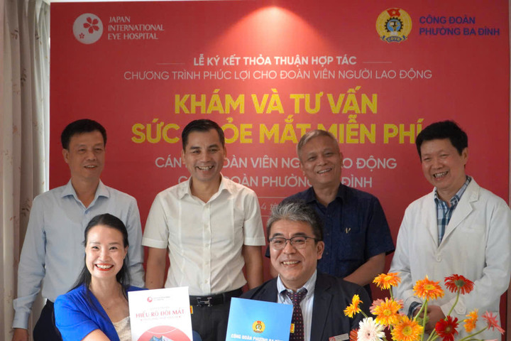 Mở rộng phúc lợi chăm sóc sức khỏe mắt cho đoàn viên, người lao động phường Ba Đình