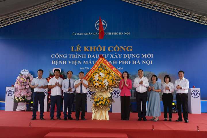 Khởi công Dự án xây dựng Bệnh viện Mắt Hà Nội 250 giường bệnh tại phường Phú Lương