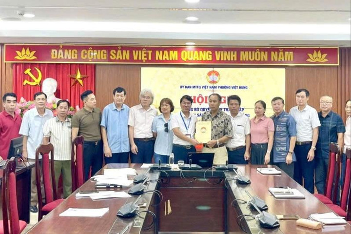 Phường Việt Hưng thành lập Ban Giám sát đầu tư của cộng đồng đối với các dự án trọng điểm