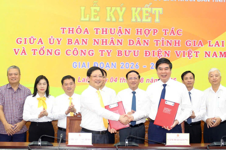 Vietnam Post và Gia Lai hợp tác xây dựng hạ tầng số, phát triển kinh tế số