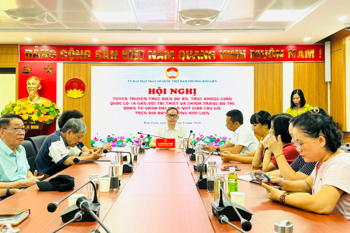 Phường Kim Liên tuyên truyền tạo đồng thuận triển khai Dự án Quốc lộ 1A