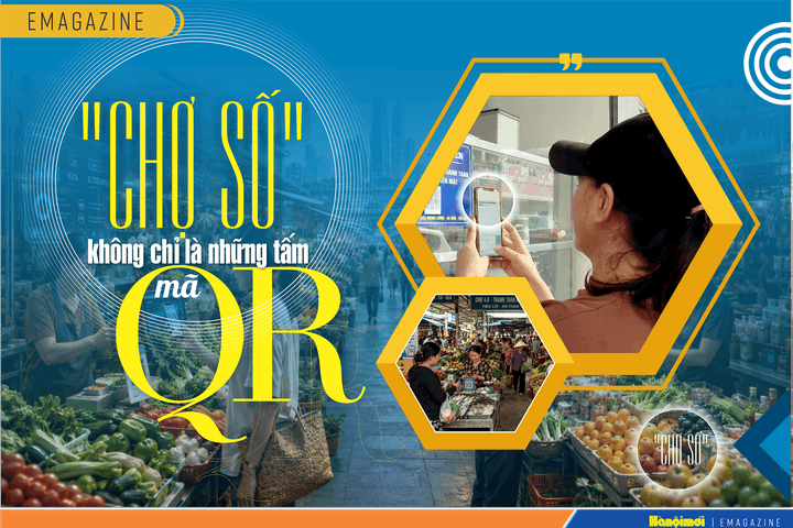 "Chợ số" không chỉ là những tấm mã QR