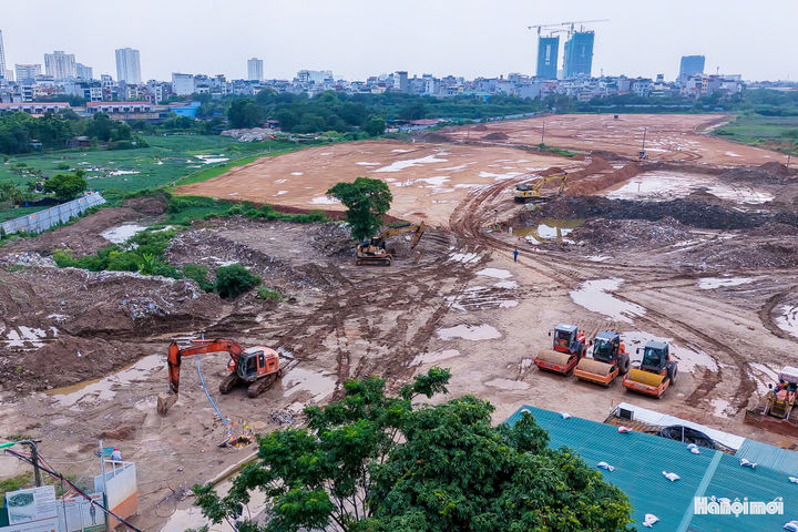 Depot Xuân Đỉnh tăng tốc sau 9 tháng thi công