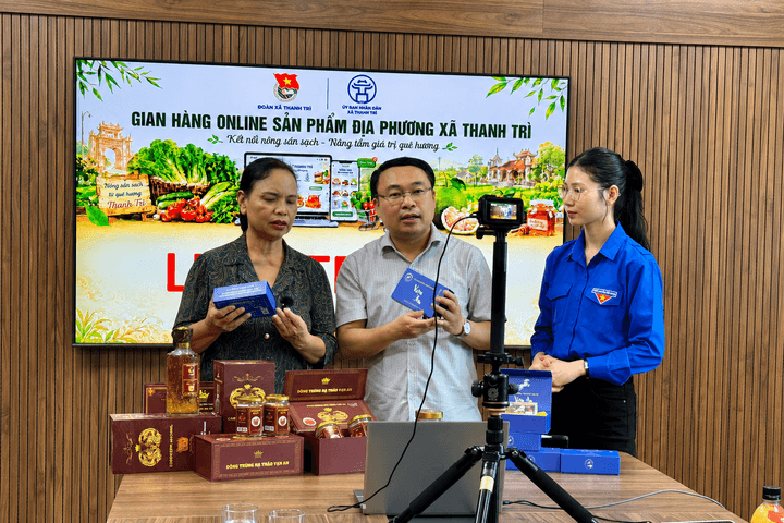 Thanh Trì đưa sản phẩm OCOP lên không gian số