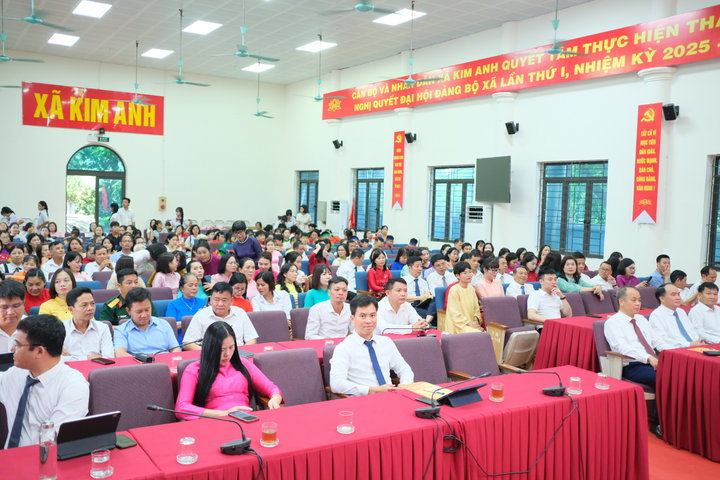 Xã Kim Anh thành lập 5 trường học mới, đẩy mạnh chuyển đổi số trong giáo dục