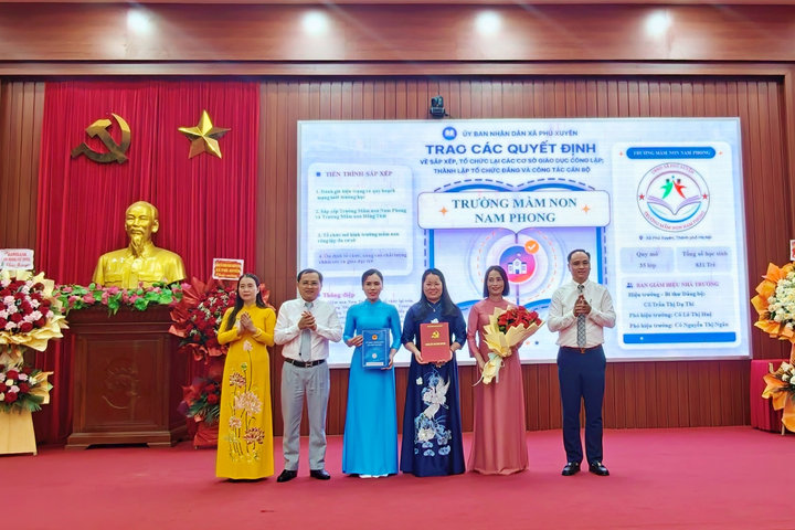 Xã Phú Xuyên: Tinh gọn đầu mối trường học, sẵn sàng cho năm học mới 2026 - 2027