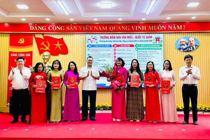 Phường Văn Miếu - Quốc Tử Giám công bố các trường công lập mới sau sắp xếp