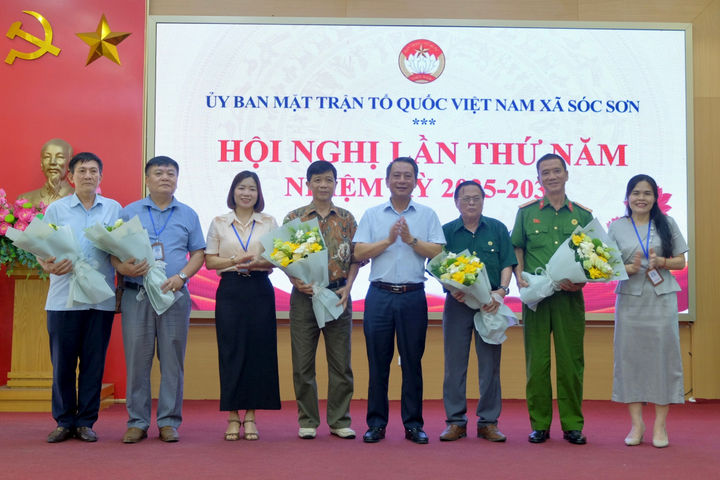 Xã Sóc Sơn kiện toàn thành viên, ủy viên Ủy ban Mặt trận Tổ quốc