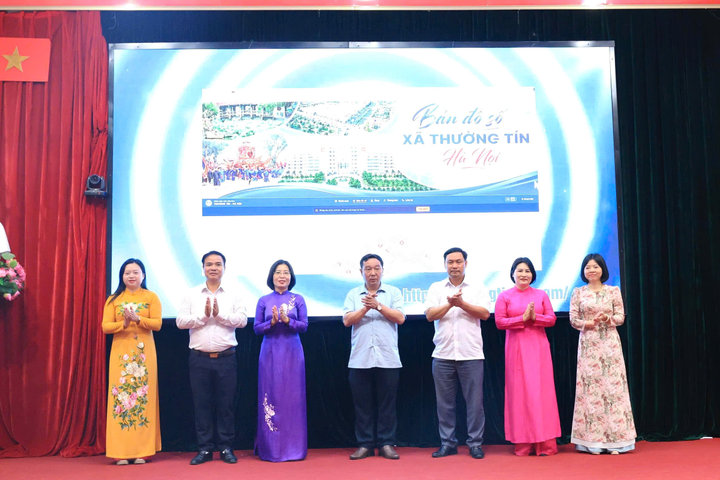 Xã Thường Tín ra mắt bản đồ số