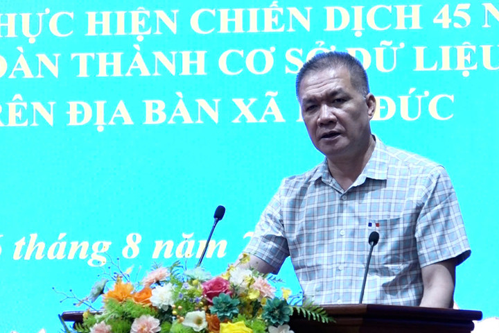 Xã Mỹ Đức: Tăng tốc hoàn thiện cơ sở dữ liệu đất đai