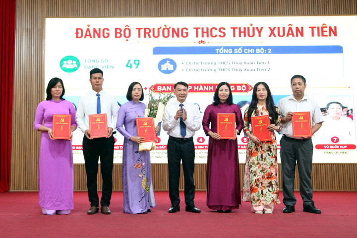 Xã Xuân Mai thành lập 7 trường công lập sau sắp xếp