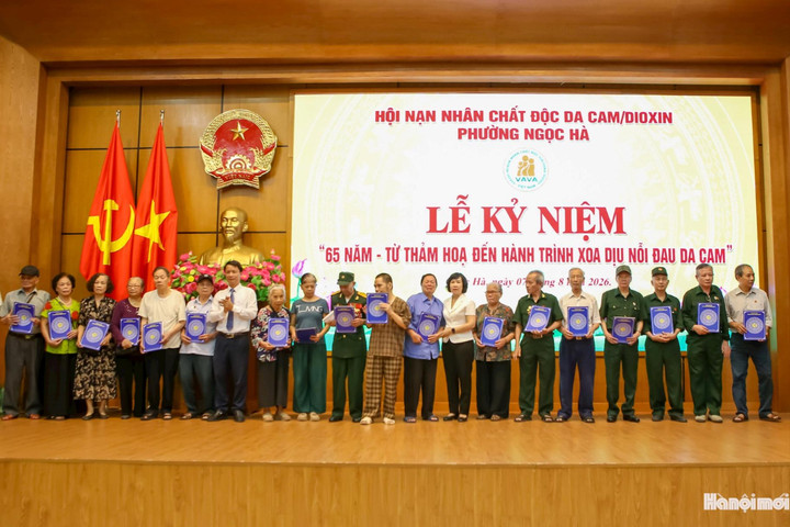 Phường Ngọc Hà: Phát huy truyền thống nhân ái vì nạn nhân chất độc da cam