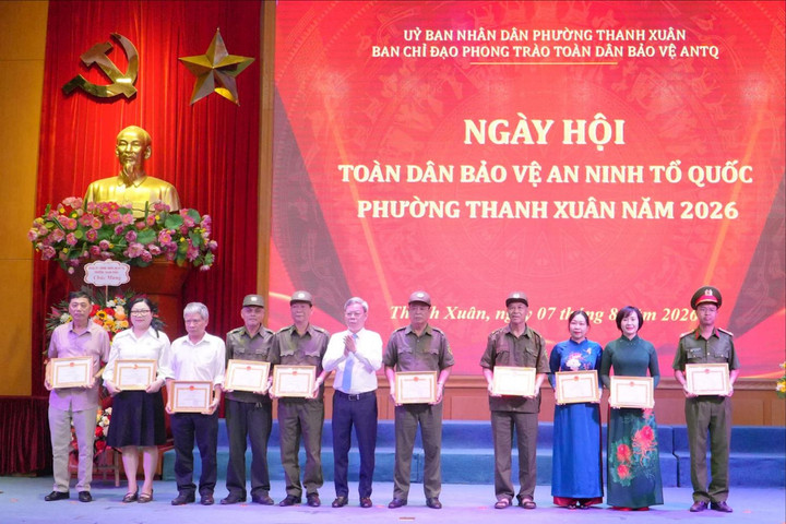 Phường Thanh Xuân: Phát huy sức dân bảo vệ an ninh Tổ quốc