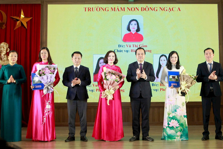 Phường Đông Ngạc kiện toàn các trường công lập sau sắp xếp