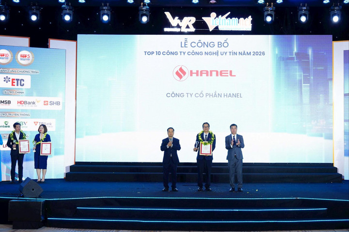 6 năm liên tiếp HANEL được bình chọn Top 10 Công ty Công nghệ uy tín Việt Nam