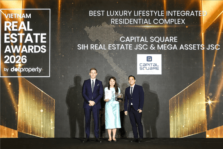 Capital Square: Dấu ấn khai mở chuẩn sống tích hợp được vinh danh tại Dot Property Vietnam 2026