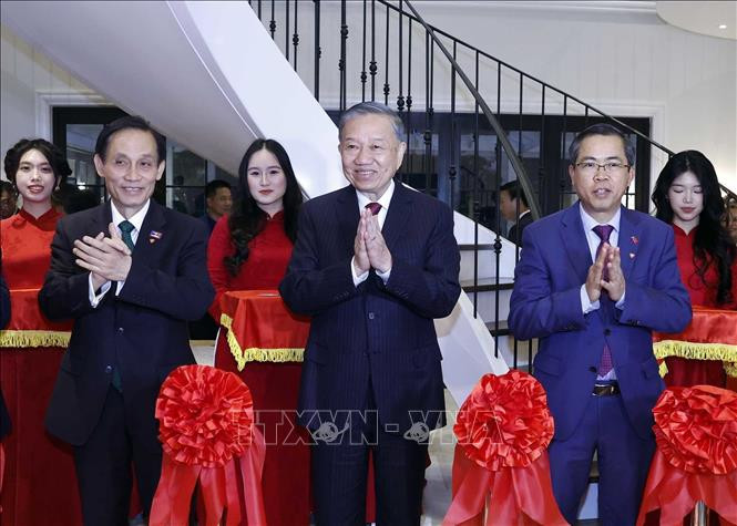 Tổng Bí thư, Chủ tịch nước Tô Lâm dự lễ khánh thành Nhà Việt Nam, gặp gỡ cộng đồng người Việt Nam tại Australia và Solomon