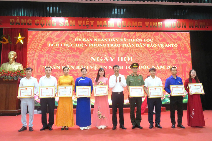 Xã Thiên Lộc: Phát triển phong trào toàn dân bảo vệ an ninh Tổ quốc