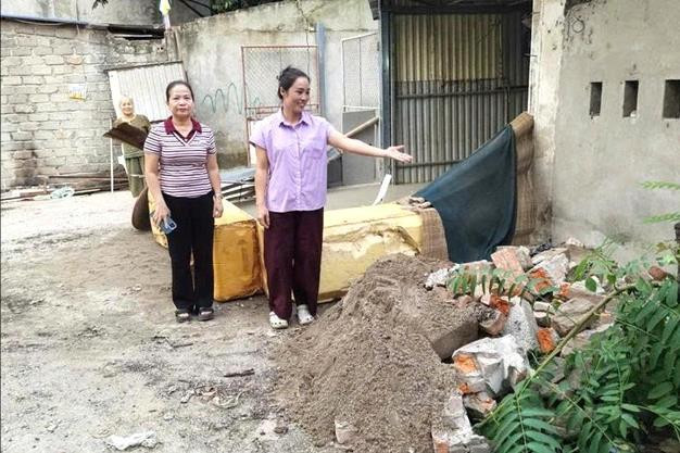 Những tấm lòng hiến đất mở đường ở Mục Xá